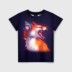 Футболка детская Disco Fox, цвет: 3D-принт