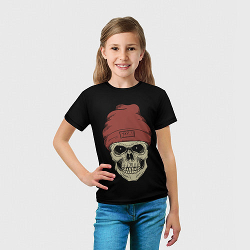 Детская футболка Street Skull / 3D-принт – фото 5