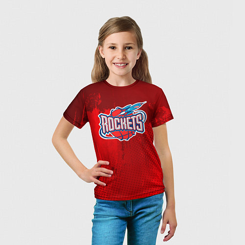 Детская футболка Rockets NBA / 3D-принт – фото 5