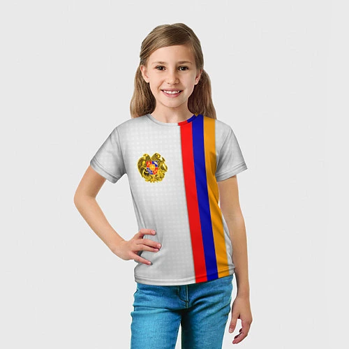 Детская футболка I Love Armenia / 3D-принт – фото 5