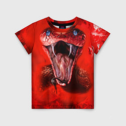 Футболка детская Red Snake, цвет: 3D-принт