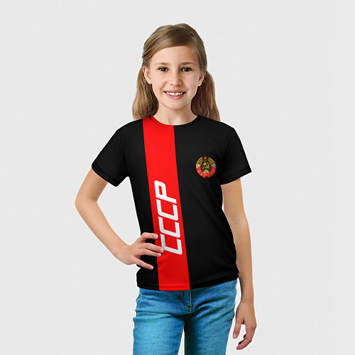 Детская футболка СССР: Black Collection / 3D-принт – фото 5