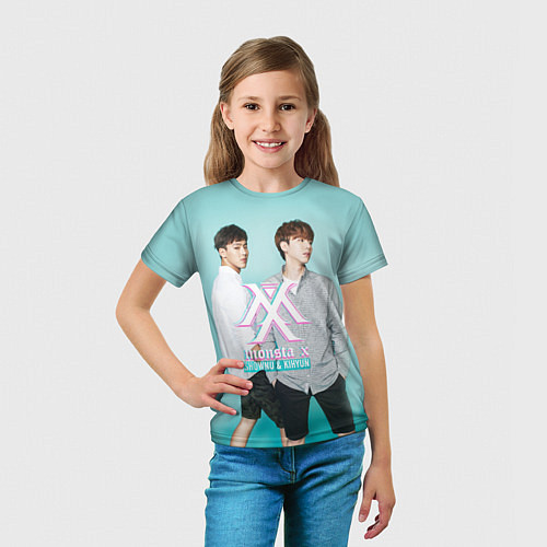 Детская футболка Shownu & Kihyun / 3D-принт – фото 5