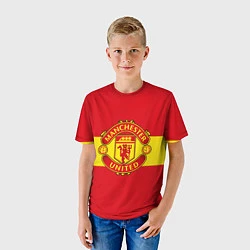 Футболка детская FC Man United: Red Style, цвет: 3D-принт — фото 2