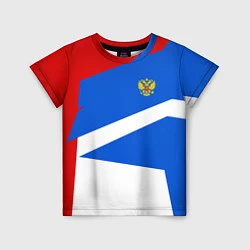 Футболка детская Russia: Light Sport, цвет: 3D-принт