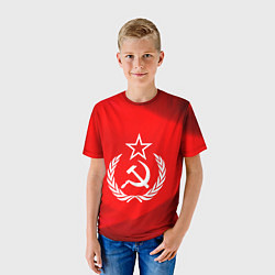 Футболка детская Патриот СССР, цвет: 3D-принт — фото 2