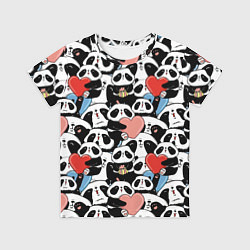 Футболка детская Funny Pandas, цвет: 3D-принт