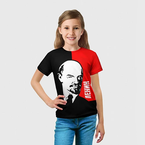 Детская футболка Хитрый Ленин / 3D-принт – фото 5