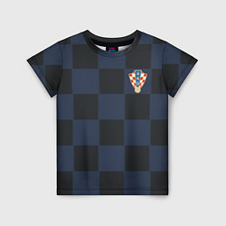 Футболка детская Сборная Хорватии: Гостевая ЧМ-2018, цвет: 3D-принт