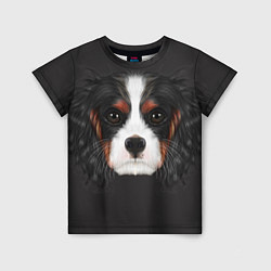 Футболка детская Cavalier King Charles, цвет: 3D-принт