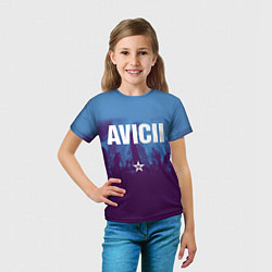 Футболка детская Avicii Star, цвет: 3D-принт — фото 2