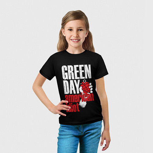 Детская футболка Green Day: American Idiot / 3D-принт – фото 5