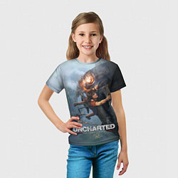 Футболка детская Uncharted: The Lost Legacy, цвет: 3D-принт — фото 2