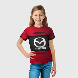 Футболка детская Mazda Sport, цвет: 3D-принт — фото 2