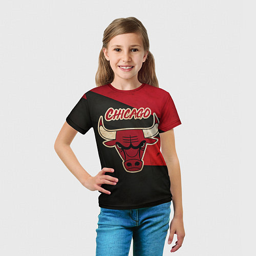 Детская футболка Chicago Bulls: Old Style / 3D-принт – фото 5