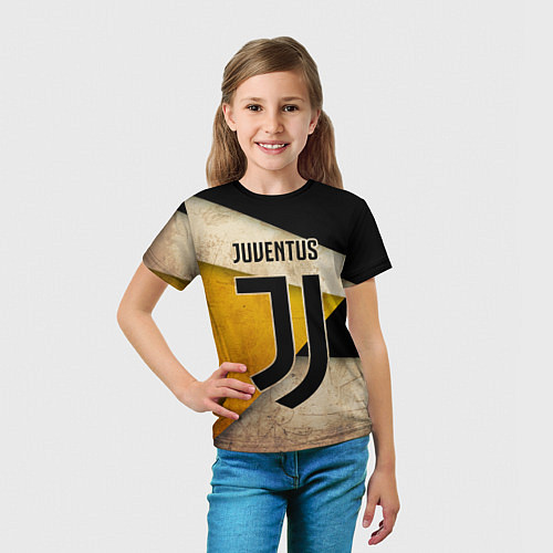 Детская футболка FC Juventus: Old Style / 3D-принт – фото 5