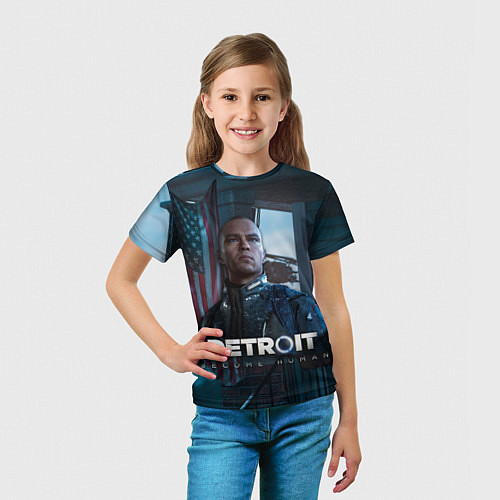 Детская футболка Detroit: Markus / 3D-принт – фото 5
