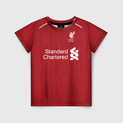 Футболка детская FC Liverpool Home 18-19, цвет: 3D-принт