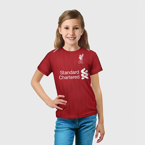 Детская футболка FC Liverpool Home 18-19 / 3D-принт – фото 5