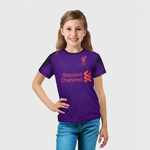 Детская футболка FC Liverpool Away 18-19 / 3D-принт – фото 5