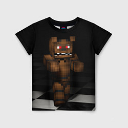 Футболка детская Minecraft: Freddy FNAF, цвет: 3D-принт