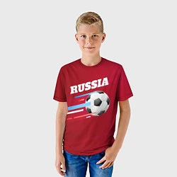 Футболка детская Russia Football, цвет: 3D-принт — фото 2