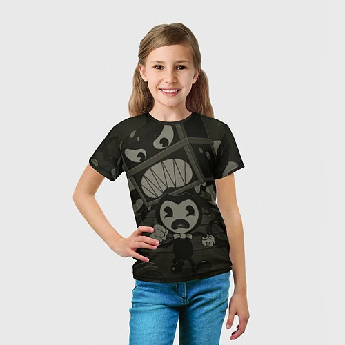 Детская футболка Bendy Devil / 3D-принт – фото 5