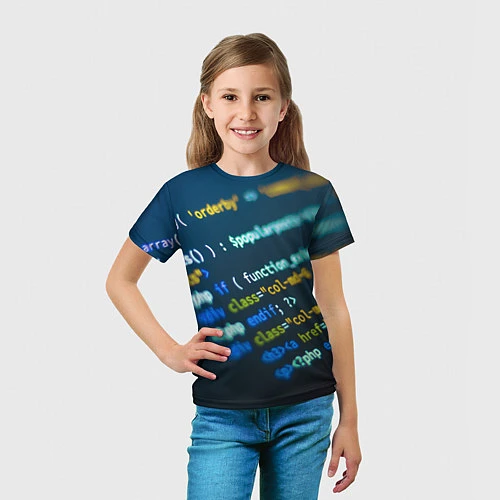 Детская футболка Programming Collection / 3D-принт – фото 5