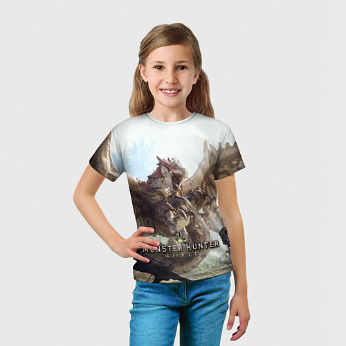 Детская футболка Monster Hunter: World / 3D-принт – фото 5