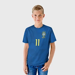 Футболка детская Coutinho Away WC 2018, цвет: 3D-принт — фото 2