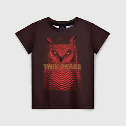 Футболка детская Twin Peaks: Red Owl, цвет: 3D-принт