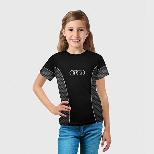 Детская футболка Audi: Drive Style / 3D-принт – фото 5