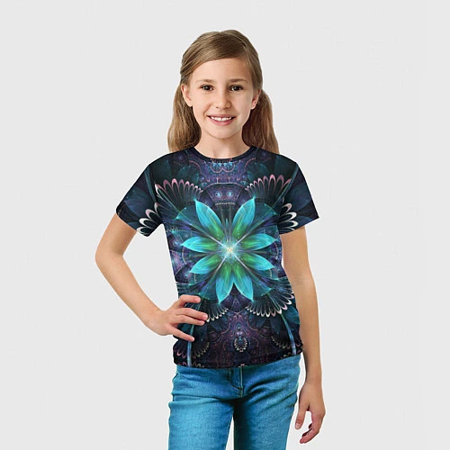 Детская футболка Астральная мандала / 3D-принт – фото 5
