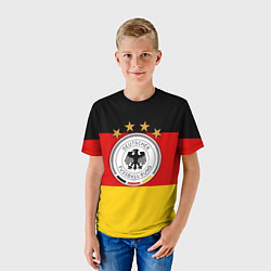 Футболка детская Немецкий футбол, цвет: 3D-принт — фото 2