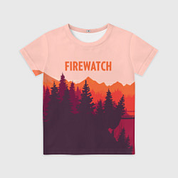 Детская футболка Firewatch: Orange Style