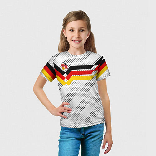 Детская футболка Немецкий футбол / 3D-принт – фото 5