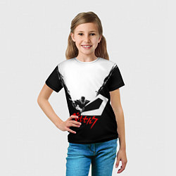 Футболка детская Берсерк. Гатс, цвет: 3D-принт — фото 2