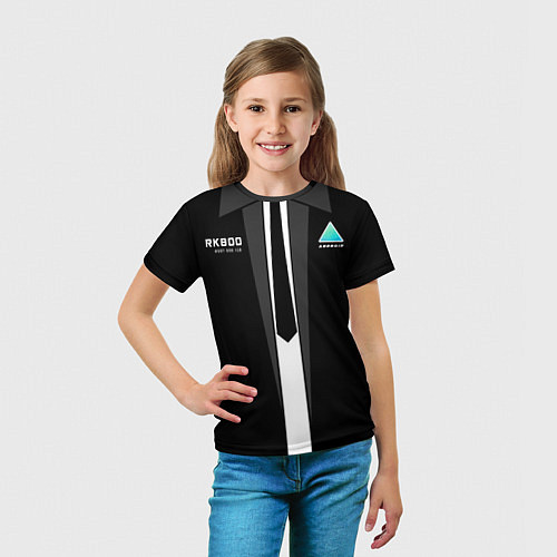 Детская футболка RK800 Android Black / 3D-принт – фото 5