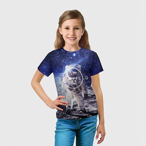 Детская футболка Starfield / 3D-принт – фото 5