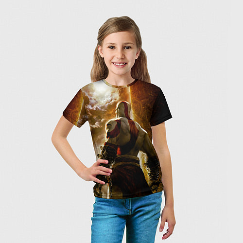 Детская футболка Генерал Кратос / 3D-принт – фото 5