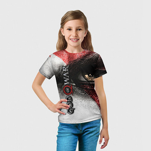 Детская футболка God of War: Kratos / 3D-принт – фото 5