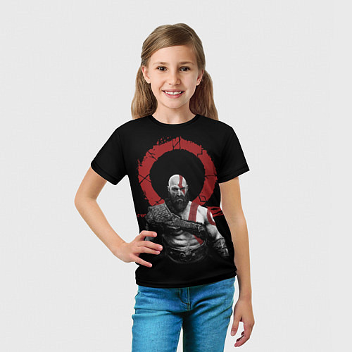 Детская футболка God of War IV / 3D-принт – фото 5