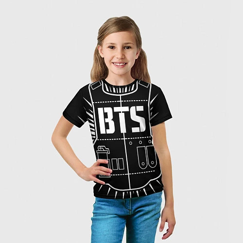 Детская футболка BTS ARMY / 3D-принт – фото 5