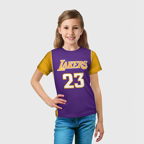 Детская футболка NBA Lakers 23 / 3D-принт – фото 5