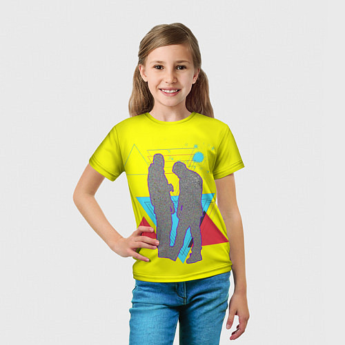 Детская футболка HammAli & Navai: Yellow Style / 3D-принт – фото 5