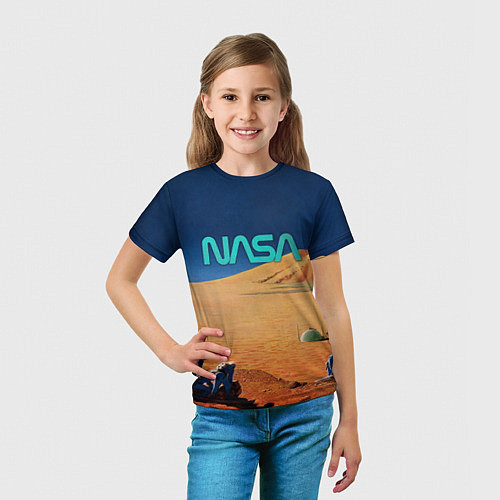 Детская футболка NASA on Mars / 3D-принт – фото 5