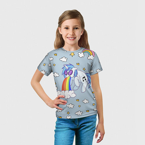 Детская футболка Рарити пони / 3D-принт – фото 5