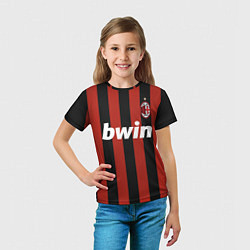 Футболка детская AC Milan: Ronaldo Retro, цвет: 3D-принт — фото 2