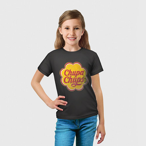 Детская футболка Chupa-Chups: Vintage / 3D-принт – фото 5
