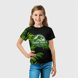 Футболка детская Jurassic World: Black Tropic, цвет: 3D-принт — фото 2